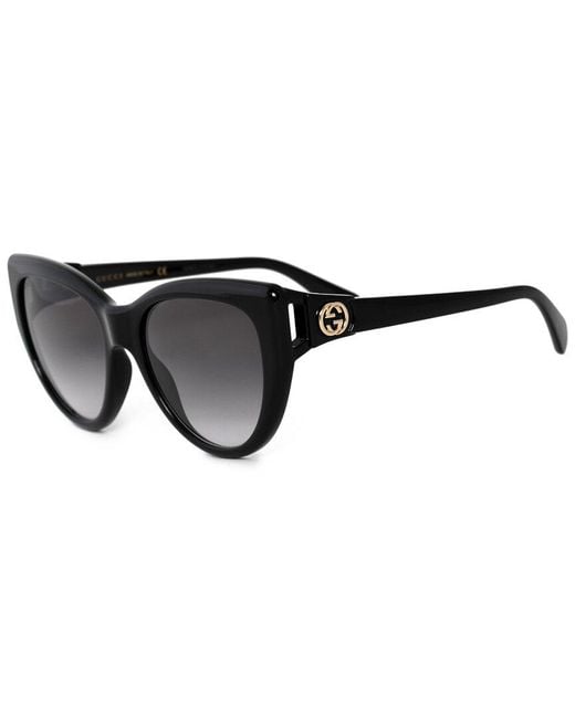 Gucci Black Classic Cat Eye Sunglasses