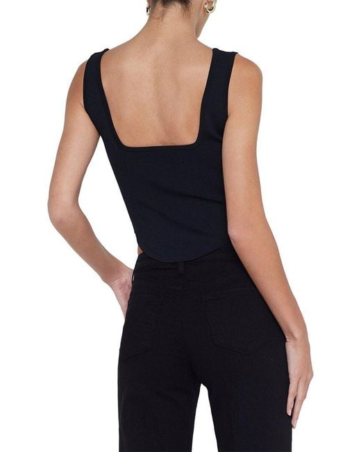 L'Agence Blue Saga Tank Top