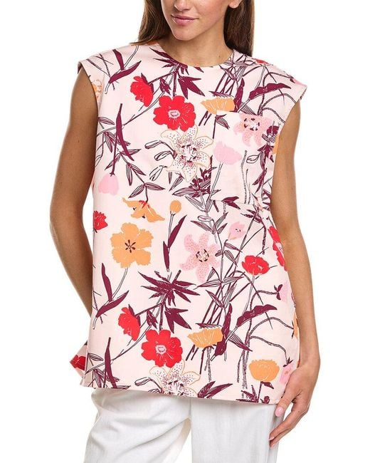 Marimekko Red Kaksin Perenna Top