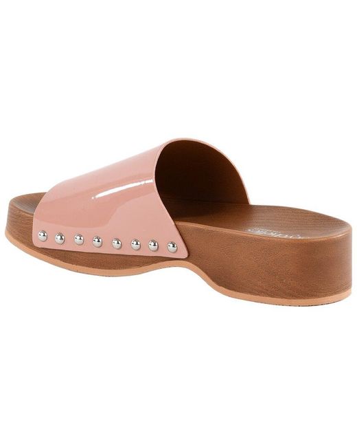 Seychelles Pink Patent Clog