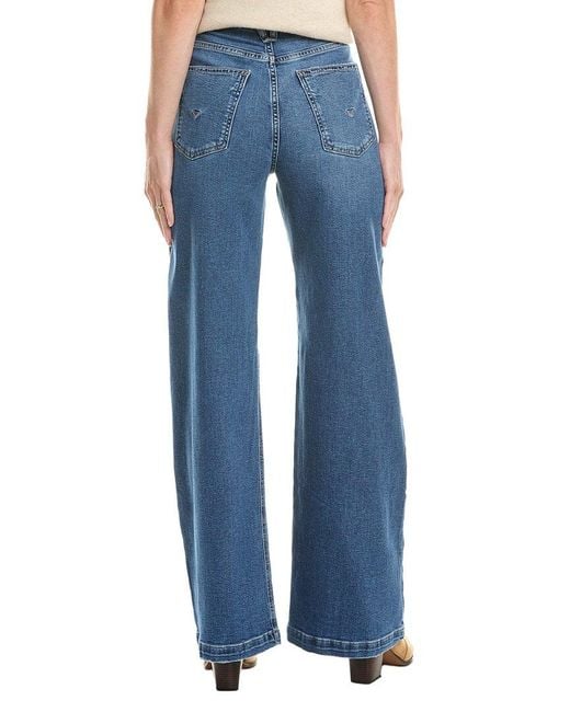 Hudson Blue Jodie Loose Fit Lunar Wide Leg Jean