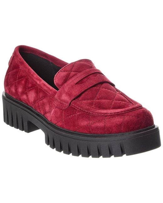 The Flexx Red Carolina Suede Loafer