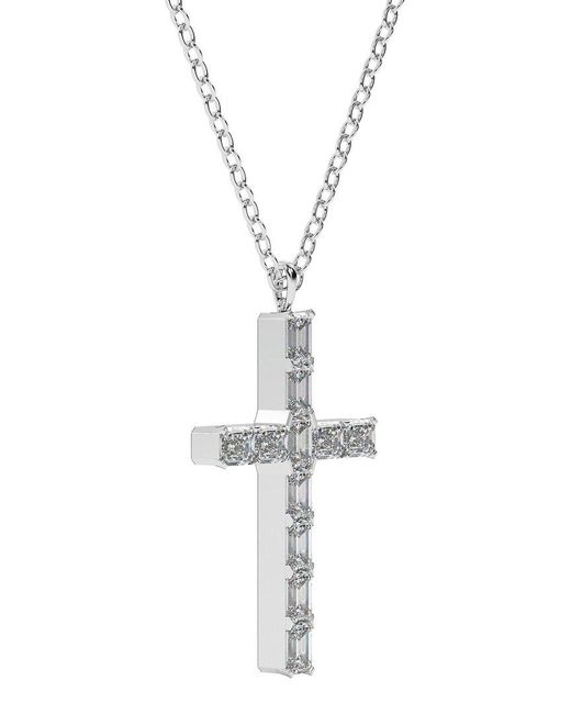 Lab Grown Diamonds White 14K 6.00 Ct. Tw. Lab-Grown Diamond Necklace