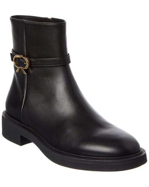 Gianvito Rossi Black 20 Leather Boot