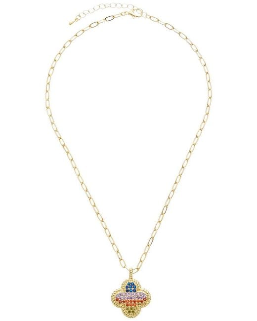 Juvell Metallic 18K Cz Necklace