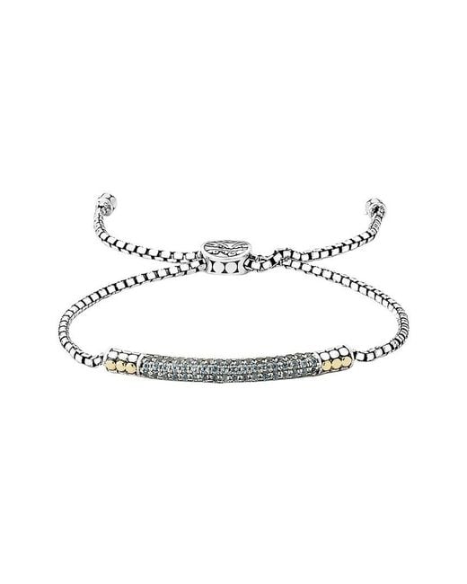 Samuel B. White 18K & 0.94 Ct. Tw. Amethyst Bracelet