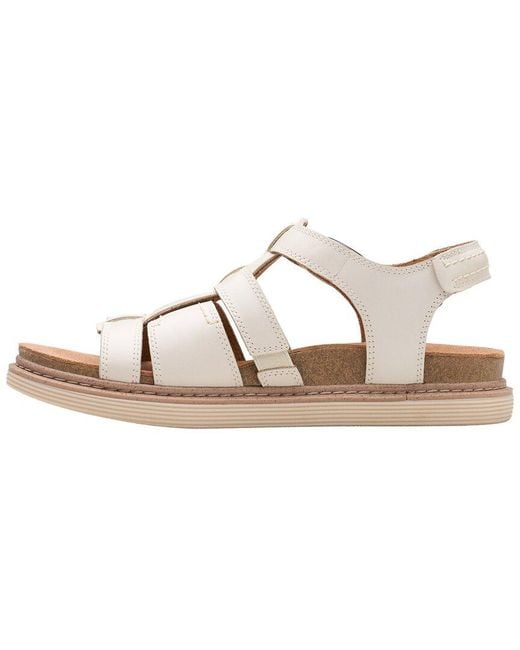 Clarks Brown Arwell Sun Leather Sandal