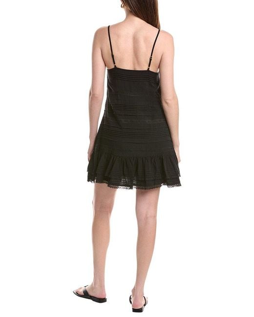 Saltwater Luxe Black Tank Mini Dress