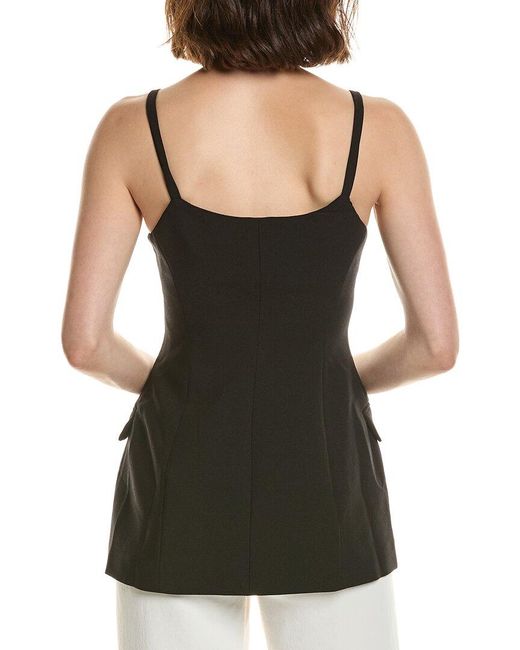Bardot Black Ellera Long Line Vest