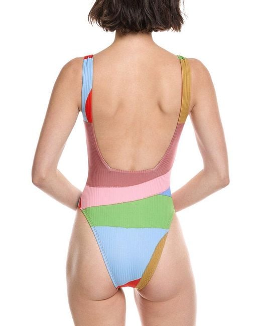 Vitamin A Blue Mika One-Piece