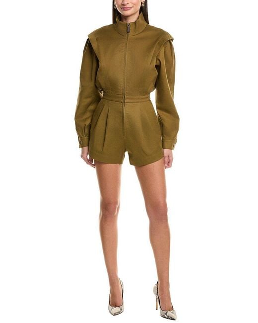 Ronny Kobo Green Nabil Romper