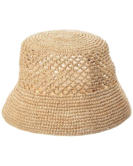 Loewe Natural Anagram Raffia Bucket Hat