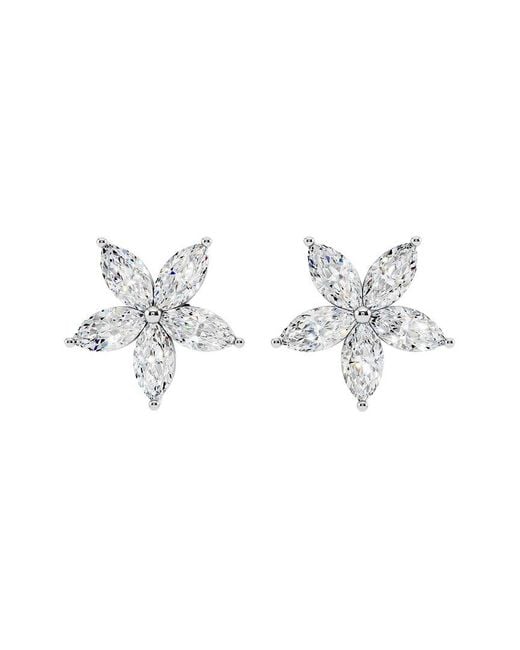 Sabrina Designs Lab Grown Diamonds Metallic 14K 2.10 Ct. Tw. Lab-Grown Diamond Stud Earring