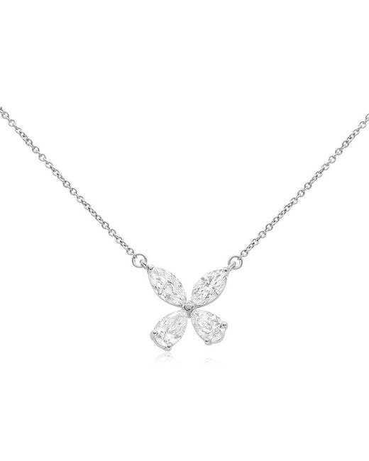 Diana M Metallic Fine Jewelry Platinum 4.7 Ct. Tw. Diamond Necklace