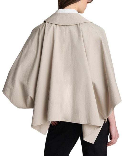 Kenneth Cole Natural Twill Trench Cape