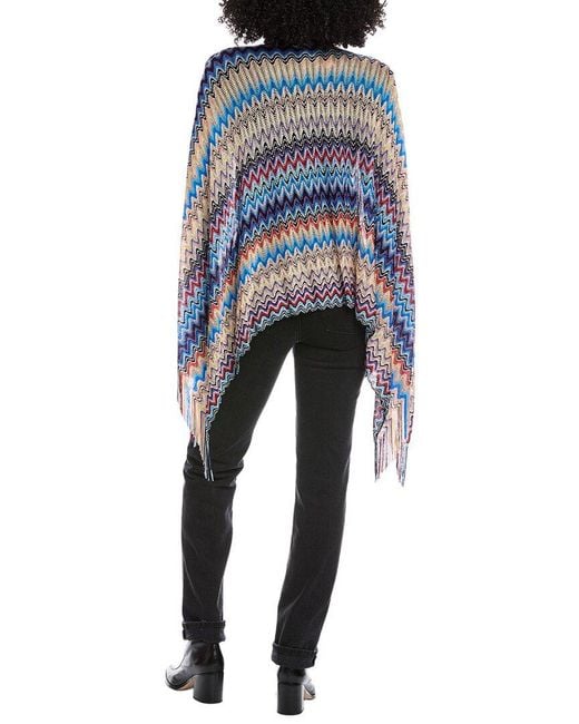 Missoni Blue Poncho