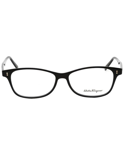 Ferragamo Brown 55Mm Optical Frames