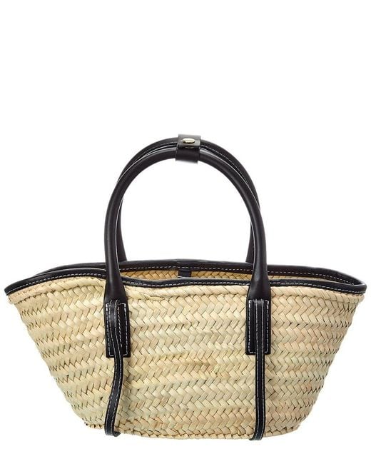 Jacquemus Blue Le Petit Panier Leather Tote