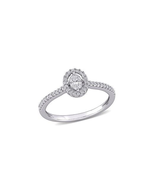 Rina Limor White 14k 0.51 Ct. Tw. Diamond Floating Halo Ring