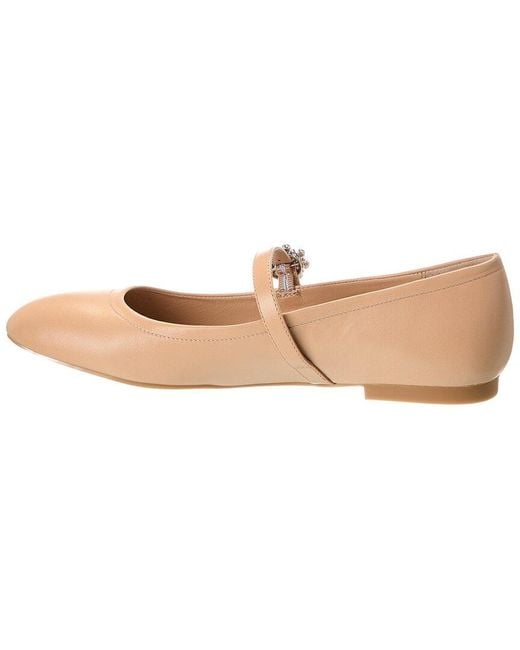 Stuart Weitzman Natural Aura Leather Mary Jane