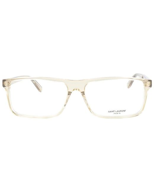 Saint Laurent White Sl483 58Mm Optical Frames