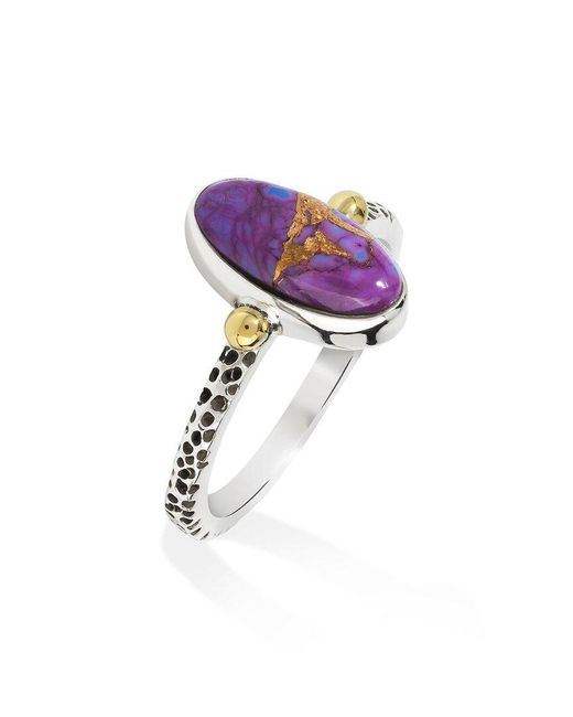 TIRAMISU Multicolor 2.10 Ct. Tw. Copper Statement Ring