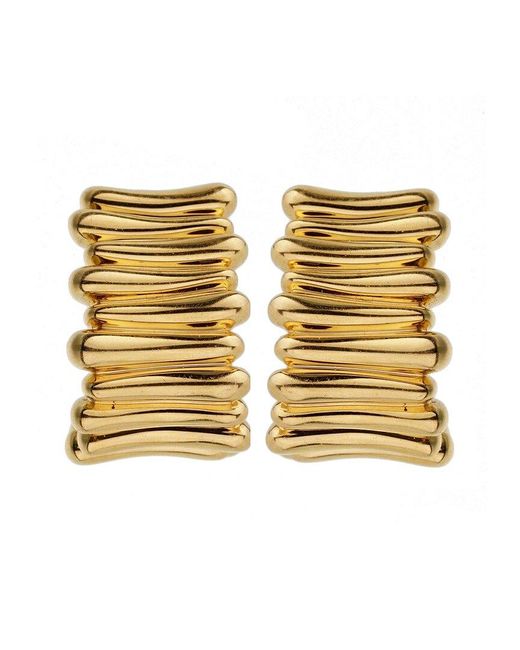 Tiffany & Co Metallic 18K Drop Earrings (Authentic Pre-Owned)