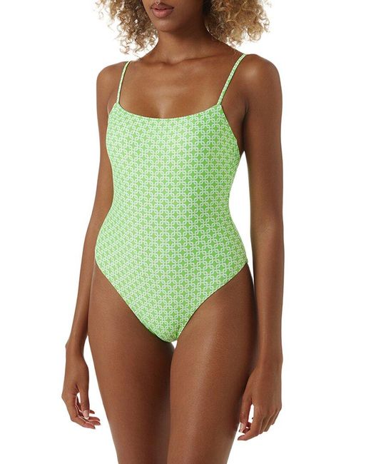 Melissa Odabash Green Maui One-Piece