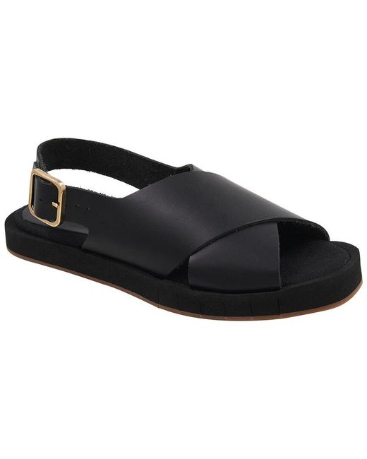 Andre Assous Black Pepper Leather Sandal