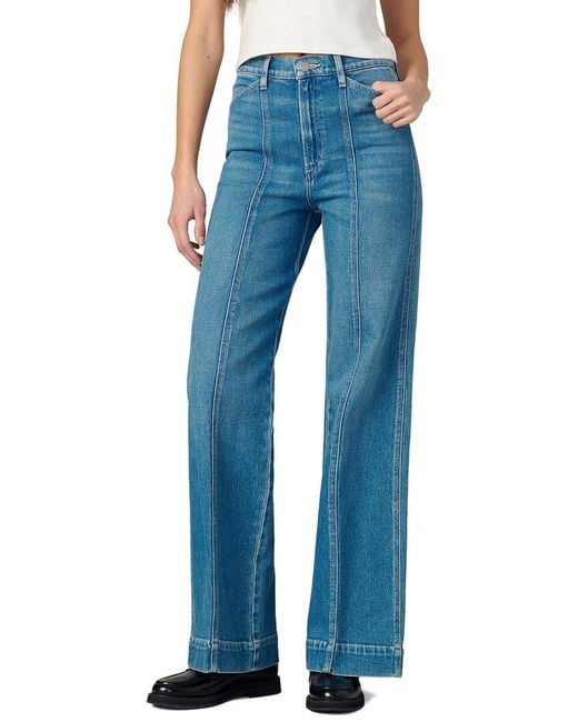 Joe's Jeans Blue The Front Seamed Wide Leg Jean