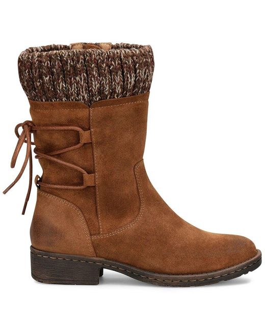 Comfortiva Brown Salem Suede Boot