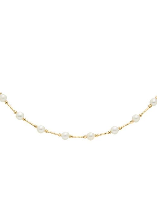 Maitre De Diamant Natural 18K 4.5-5Mm Pearl Necklace