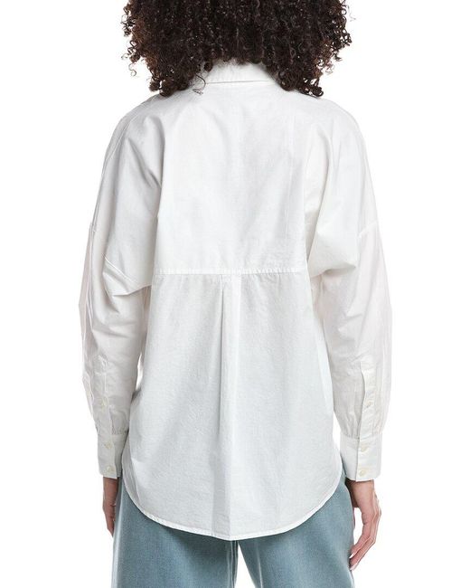 Ramy Brook White Sarah Blouse