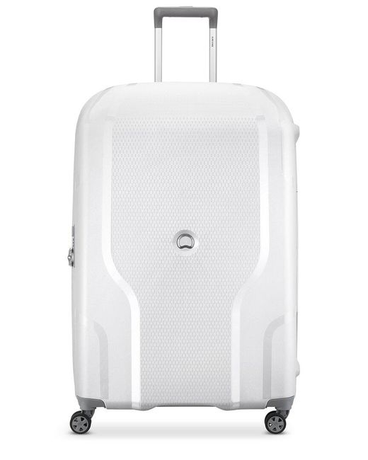 Delsey White Clavel 30" Expandable Spinner Upright