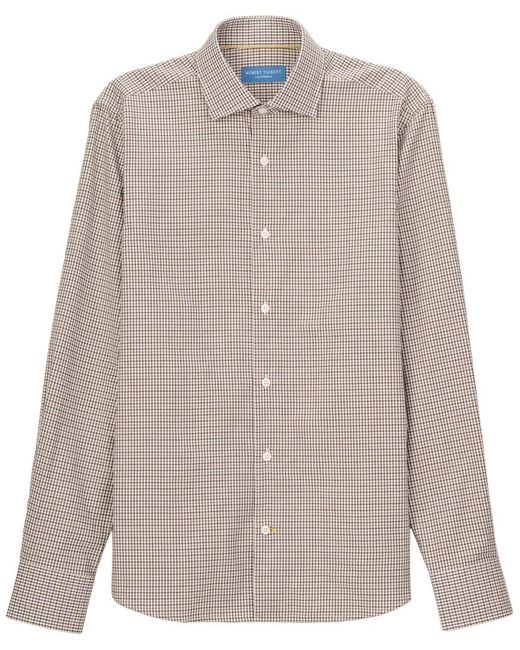 Robert Talbott Brown Reynolds Ultra Light Weight Brushed Shirt for men