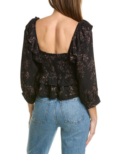 Saltwater Luxe Black Cruz Top