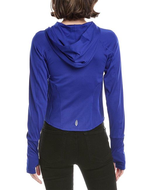 Free People Blue Playin For Keeps Layer Top