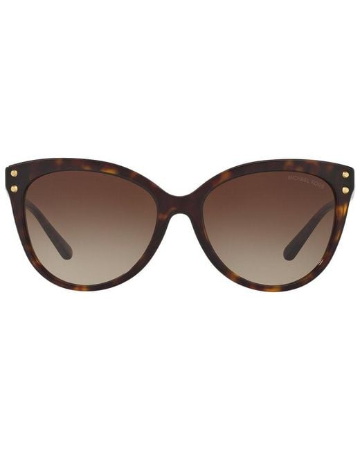 Michael Kors Brown Jan 55Mm Sunglasses