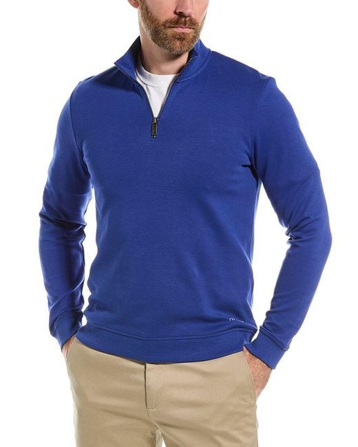 Ted Baker Blue Antram 1/2-zip Pullover for men