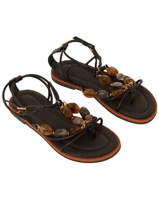 Farm Rio Black Straps Sandal
