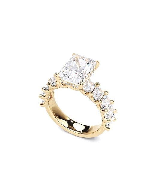 Lab Grown Diamonds White 14K 4.60 Ct. Tw. Lab-Grown Diamond Bridal Ring