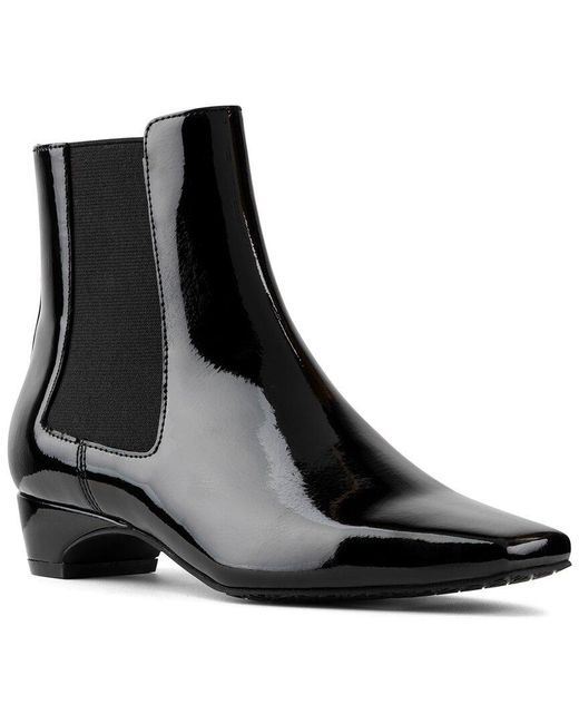 Donald J Pliner Black Oleana Leather Bootie