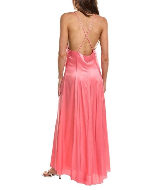 Forte_forte Pink Solid Maxi Dress