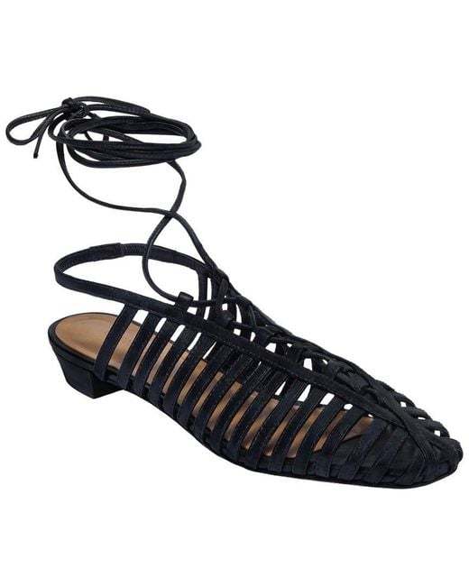 Bernardo Black Geneva Leather Flat