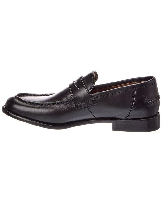 Frye Brown Tyler Leather Penny Loafer for men