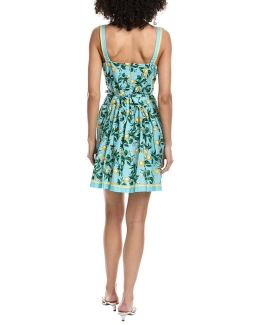 Julia Jordan Blue Poplin Mini Dress