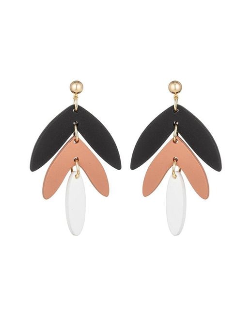 Eye Candy LA Multicolor The Luxe Collection Arrowhead Drop Earrings