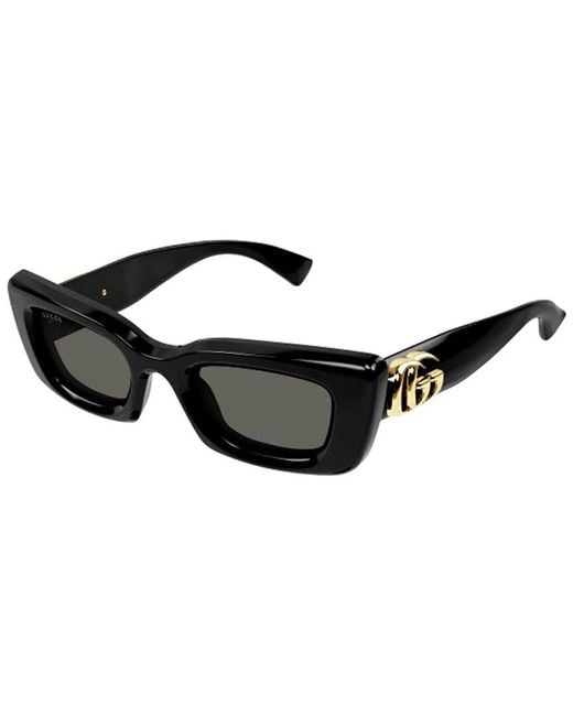Gucci Black Gg1827S 49Mm Sunglasses
