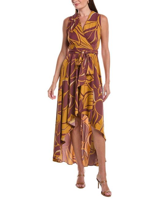 Marion Brown Floral Maxi Dress