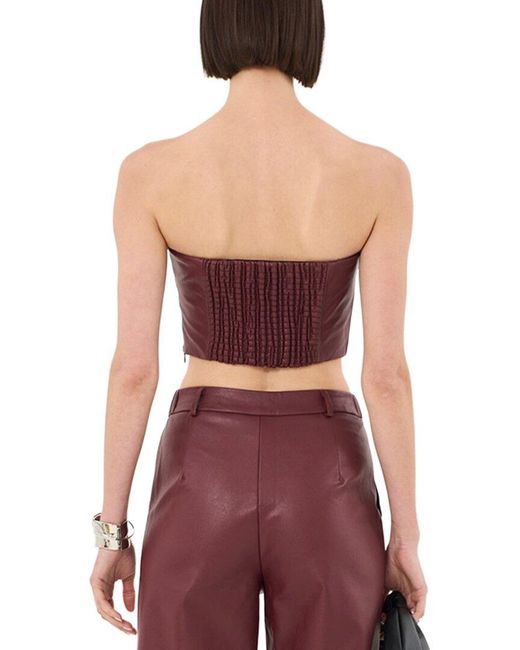 Extro & Vert Red Agnes Bandeau Top